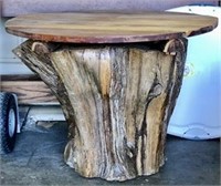 Rustic Tree Trunk Coffee Table