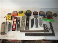 Utility Knives, Measuring Tapes and Levels