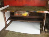 Metal Work Bench, 72x34x34