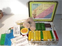Vintage Metal First Aid Kit w/vintage contents