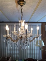 Glass crystal vintage chandelier