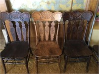 Set of 6 chairs, one has been stripped