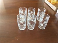 6 juice glasses