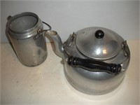 Aluminum Tea Pot and Jug