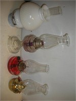 4 Kerosene Lamps