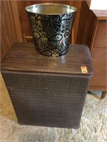 Laundry Hamper and trash can