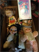 Box of miscellaneous retro toys