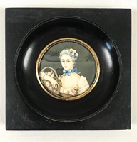 Antique French Miniature Painting