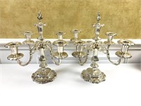 Silver plated Candelabras