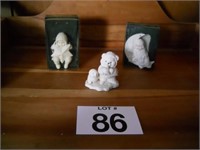 3 Snowbabies figurines