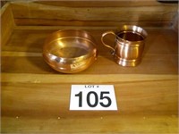 Copper Bowl and Mug