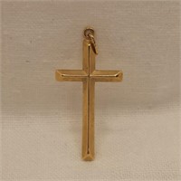 14K Cross Pendant