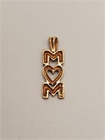 MOM pendant - Marked 10k