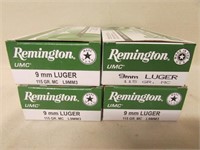 200 Rounds of Remington 9mmL