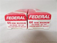 40 Rounds of Federal .44mag