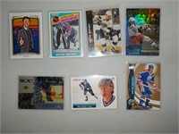 Lot of 7 Wayne Gretzky cards