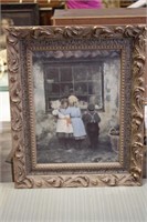 CHILDREN AT WINDOW PTINT