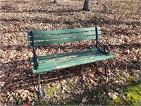 Garden bench.