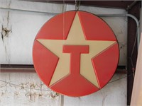 Texaco lighted sign