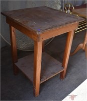 Wooden Table, 24" tall