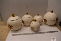 Porcelain Canister set