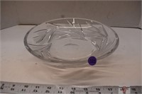 Lead Crystal Etched Glass bowl *SC