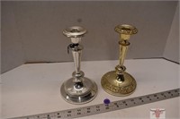 Silver-plate Candle Sticks