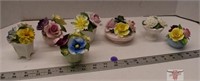 Porcelain Flower Ornaments