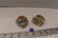 Porcelain Flower Candle Holders *CC