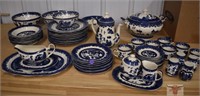 56 Pieces of Royal Traditions "Blue Willow" China