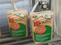 EZ straw seed mulch bale 2.5 cubic foot  x 2