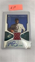 2000 Upper Deck Mateen Cleaves #118 Autographed