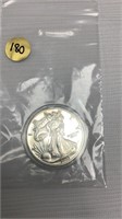 2000 Silver Eagle silver dollar