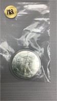 2002 Silver Eagle silver dollar