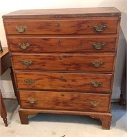 Early Mule Chest with lift top 2 drawers on
