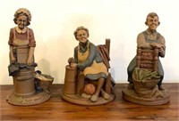 3 Clark Handmade figures