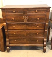Early Walnut Empire Chest mint condition