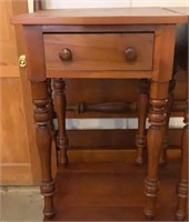 Cherry 1 drawer Table