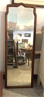 Very nice mirror with Oak frame 4 ft. Tall