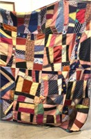 Early hand done Crazy quilt little bit of damage