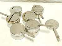 Lot of 6 - Chafing Dish Fuel Holders Snuffer