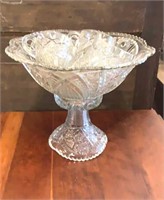 Very nice Cut glass punch bowl and cups