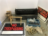 Metal toolbox and miscellaneous