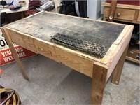Homemade sanding table