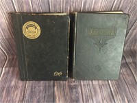 Antique College Yearbooks Lot 1916 & 1924