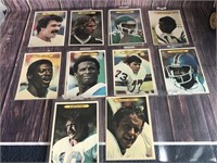 Vintage Topps Jumbo Football Cards Lot