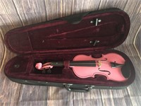 Pink Youth Violin with Case