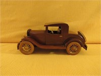 HANDMADE WOODEN ANTIQUE CAR: