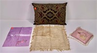 Tapestry pillow - 10" x 15" / Sachet bag / Satin