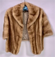 Mink cape - "Alaskan Custom Built Furs" - Kansas